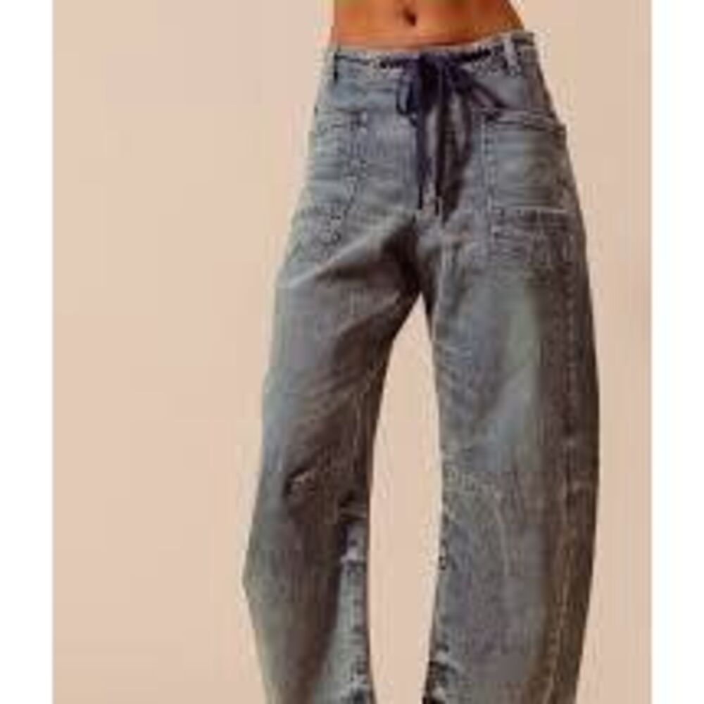 Free People Moxie Low Slung Pull On Jean